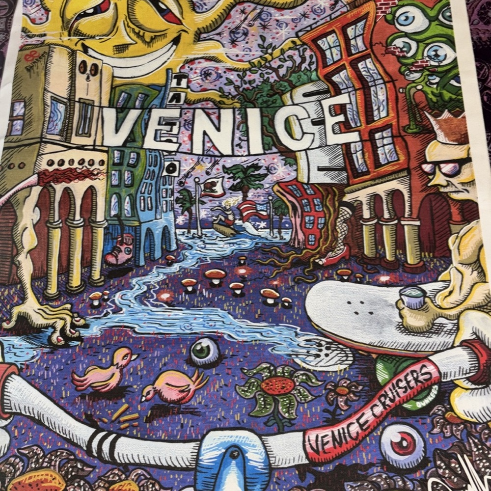 Venice Cruisers Graphic Art Print canvas 19 1/2 x 25 1/5 in